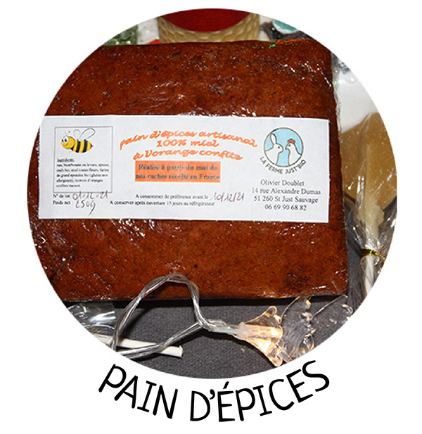 Pain d'épices // La ferme Just'Bio, producteur BIO en Champagne